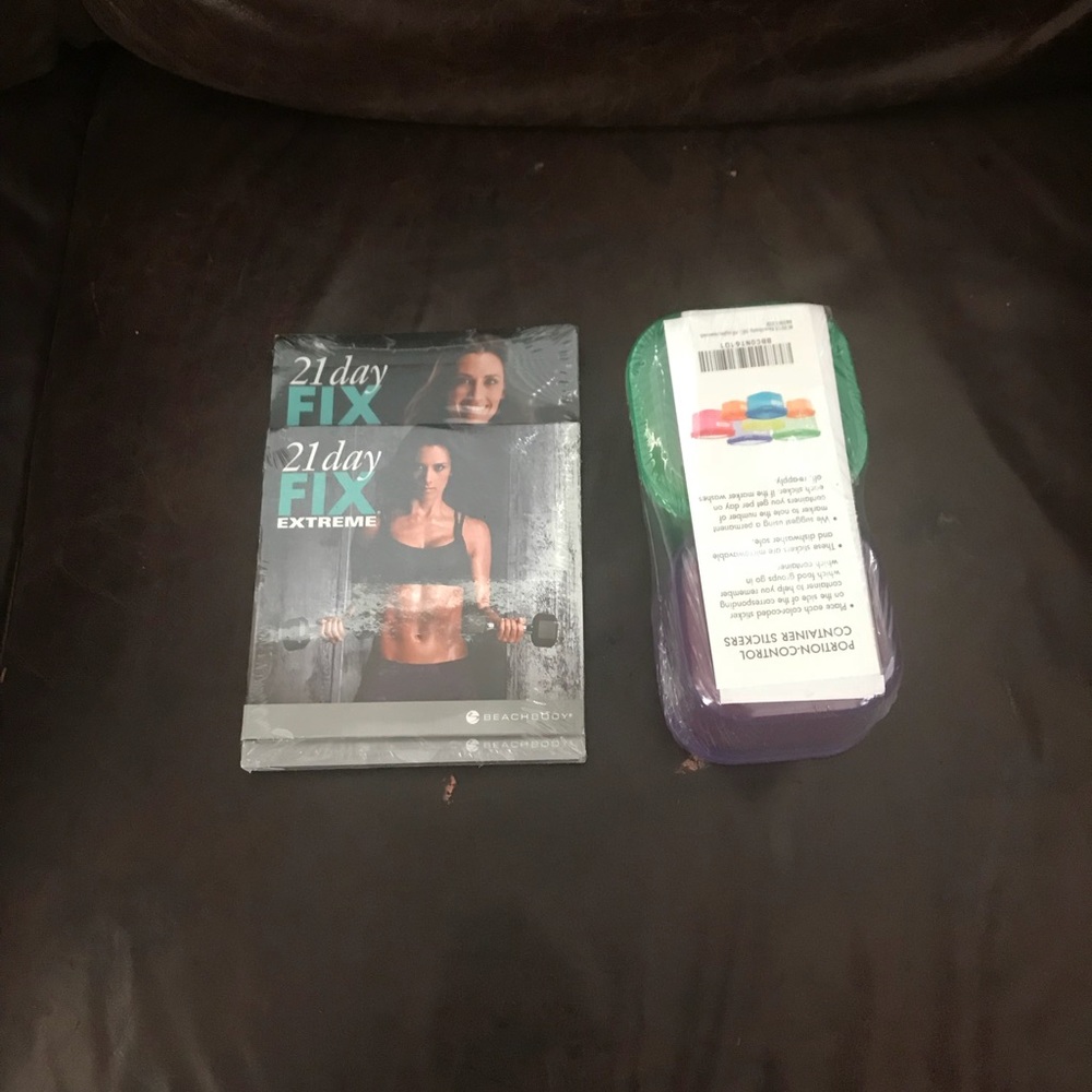 21 Day Fix Extreme with containers.